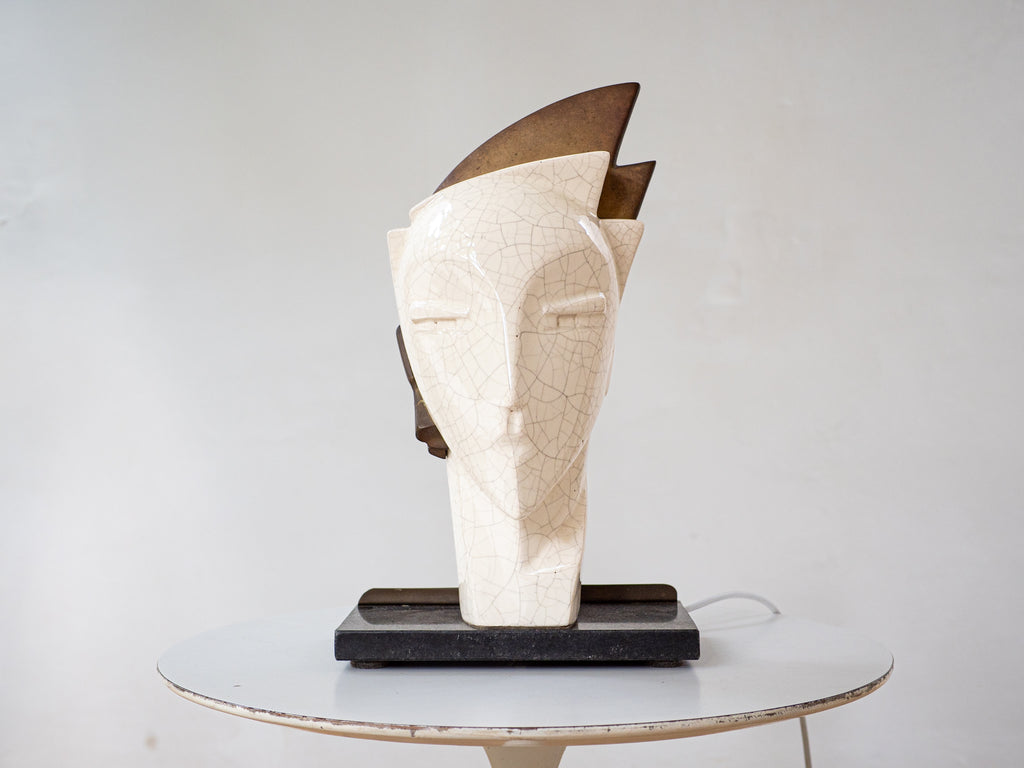 Luminária de Mesa "Cabeça de Mulher"