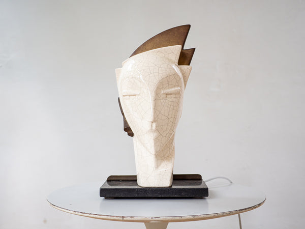 Luminária de Mesa "Cabeça de Mulher"