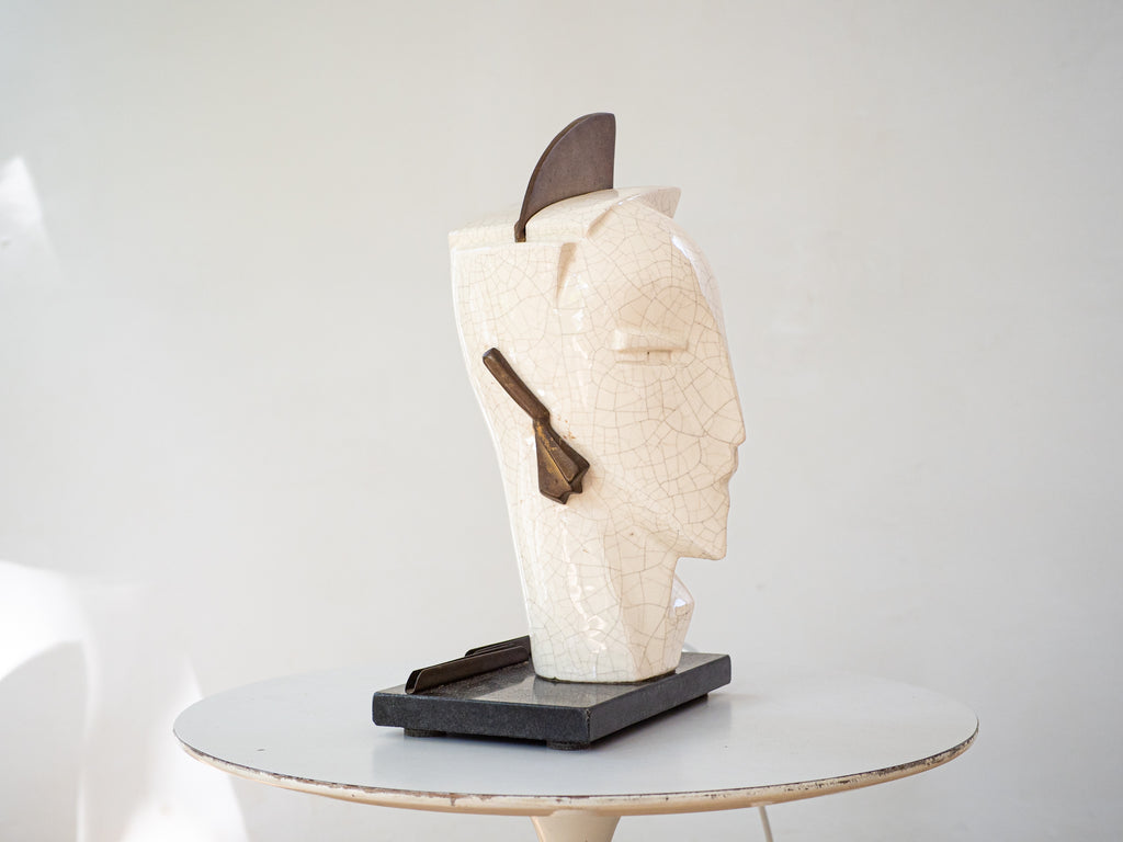 Luminária de Mesa "Cabeça de Mulher"