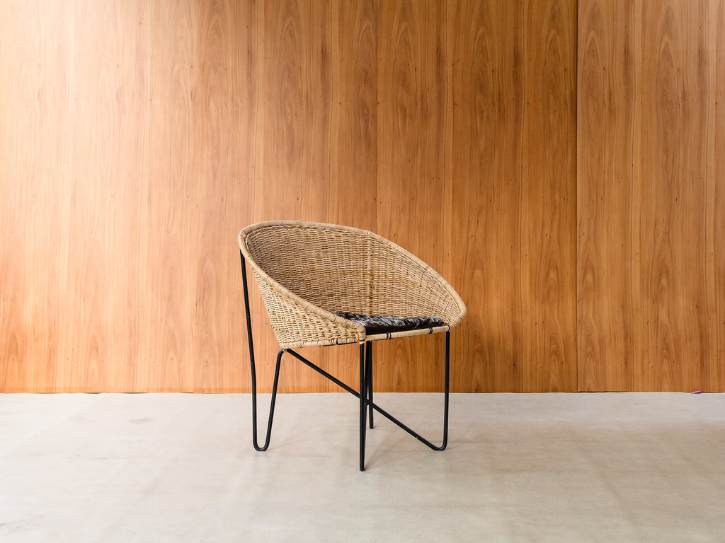 José Zanine Caldas | Poltrona em Ferro e Junco