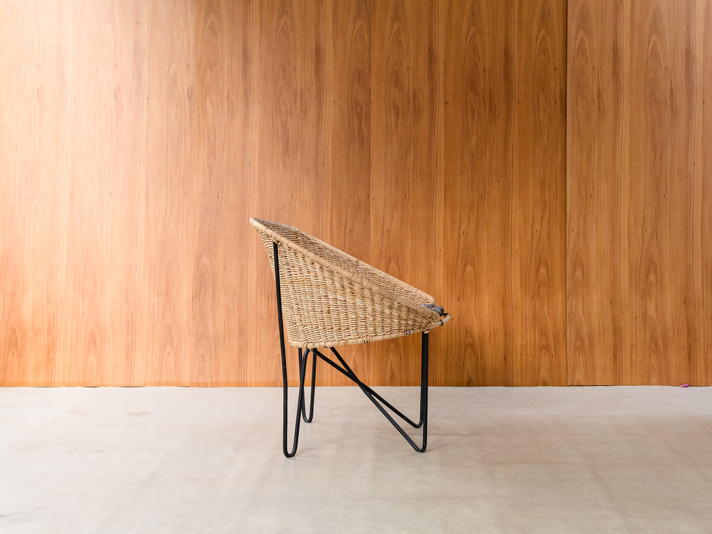 José Zanine Caldas | Poltrona em Ferro e Junco