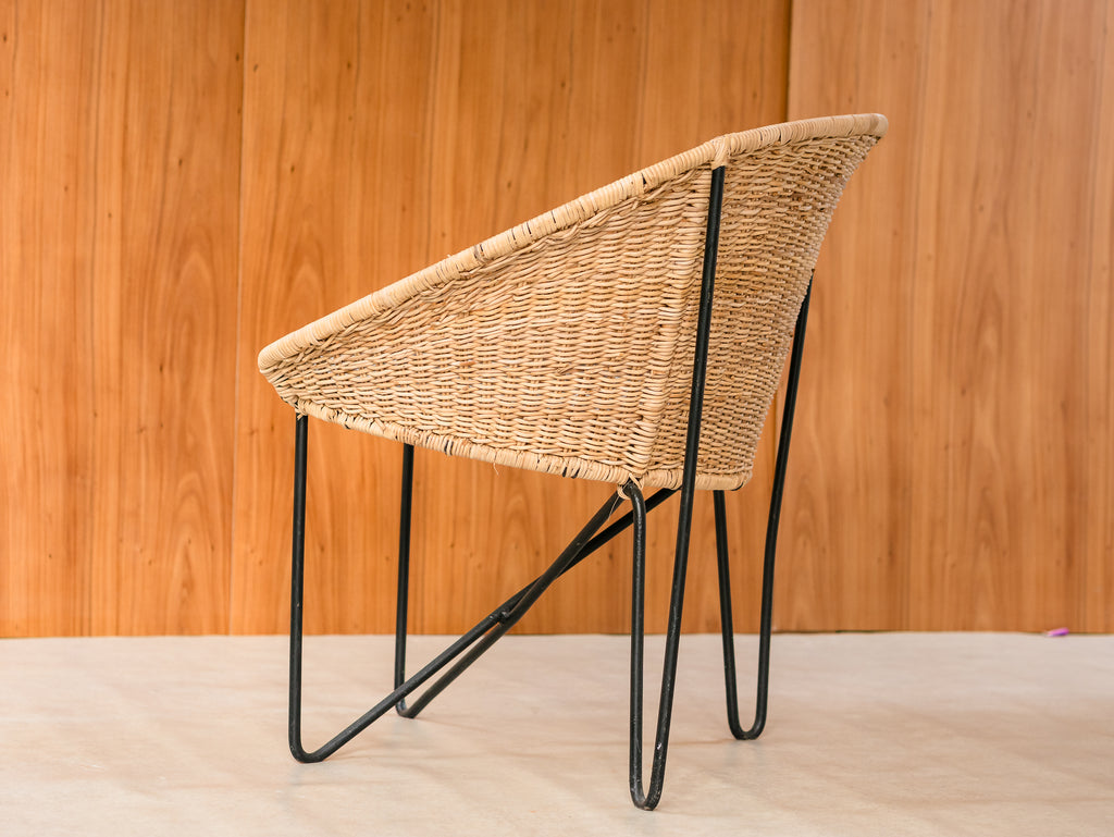 José Zanine Caldas | Poltrona em Ferro e Junco