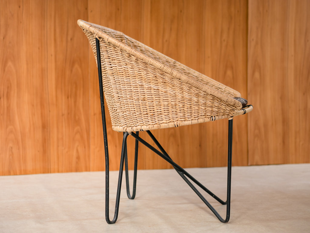 José Zanine Caldas | Poltrona em Ferro e Junco