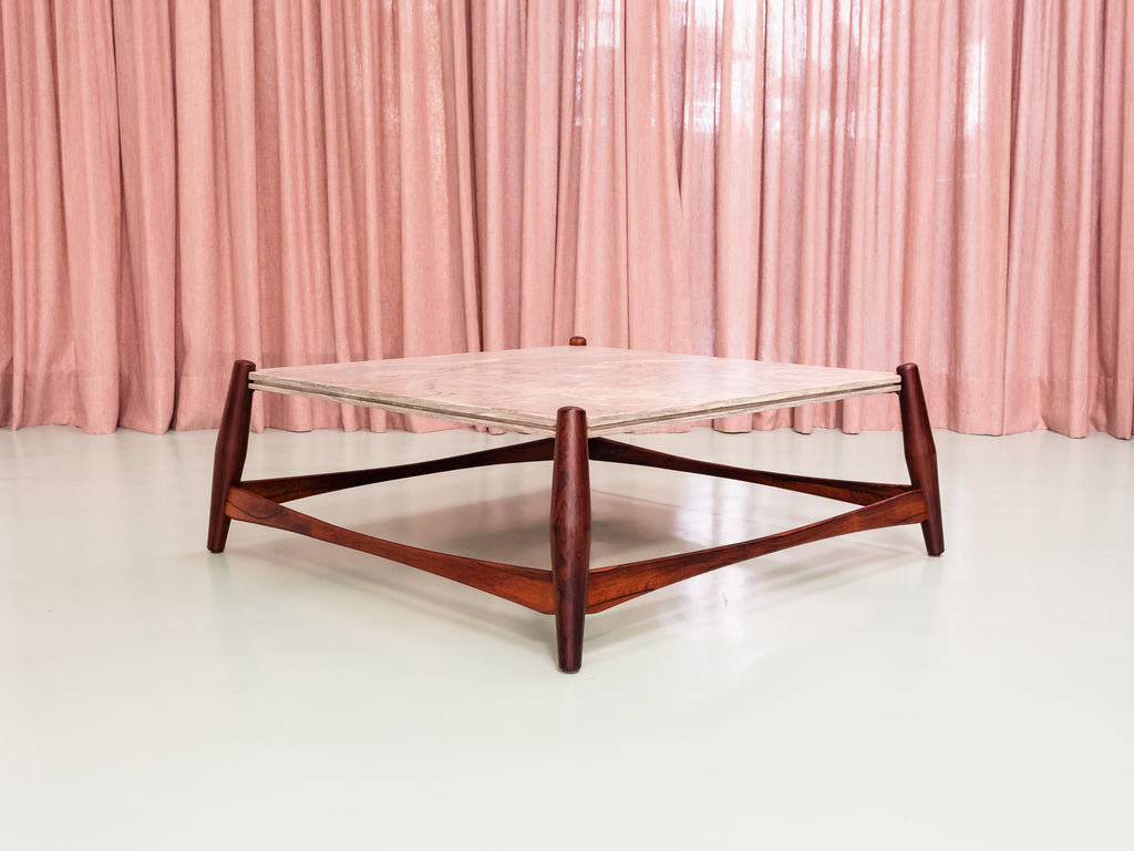 Liceu de Artes e Ofícios | Mesa de Centro em Jacarandá e Mármore