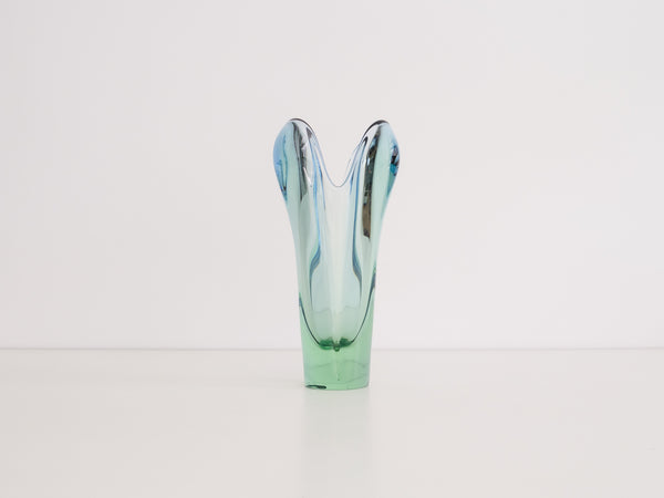 Vaso de Vidro com Quatro Pontas