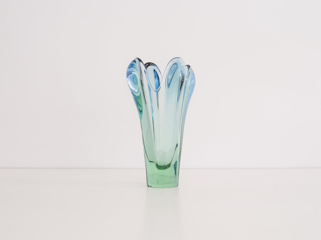 Vaso de Vidro com Quatro Pontas