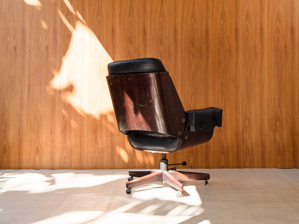 Jean Gillon | Cadeira de Escritório em Jacarandá