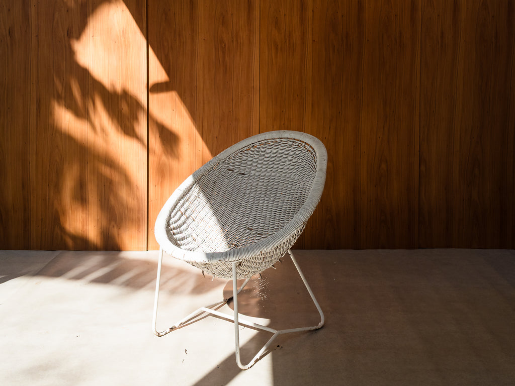 Carlo Hauner | Poltrona em Ferro e Junco