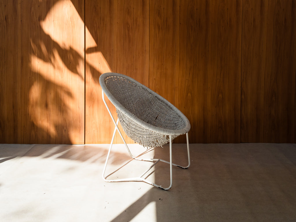 Carlo Hauner | Poltrona em Ferro e Junco