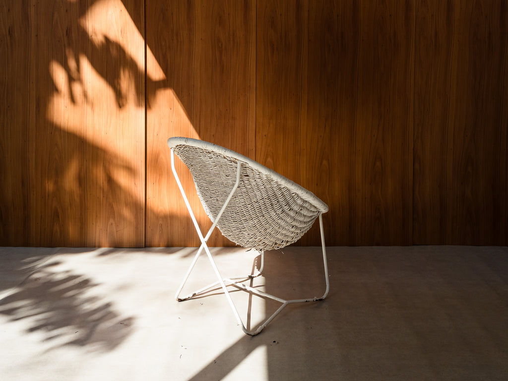 Carlo Hauner | Poltrona em Ferro e Junco