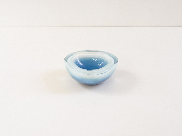 Archimede Seguso | Cinzeiro em Murano Azul