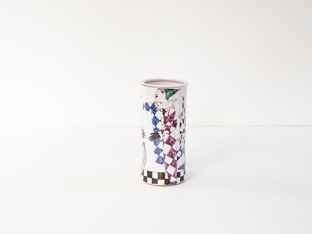 Kathrin Grünke | Vaso Alemão em Porcelana "Narrenkeramik"