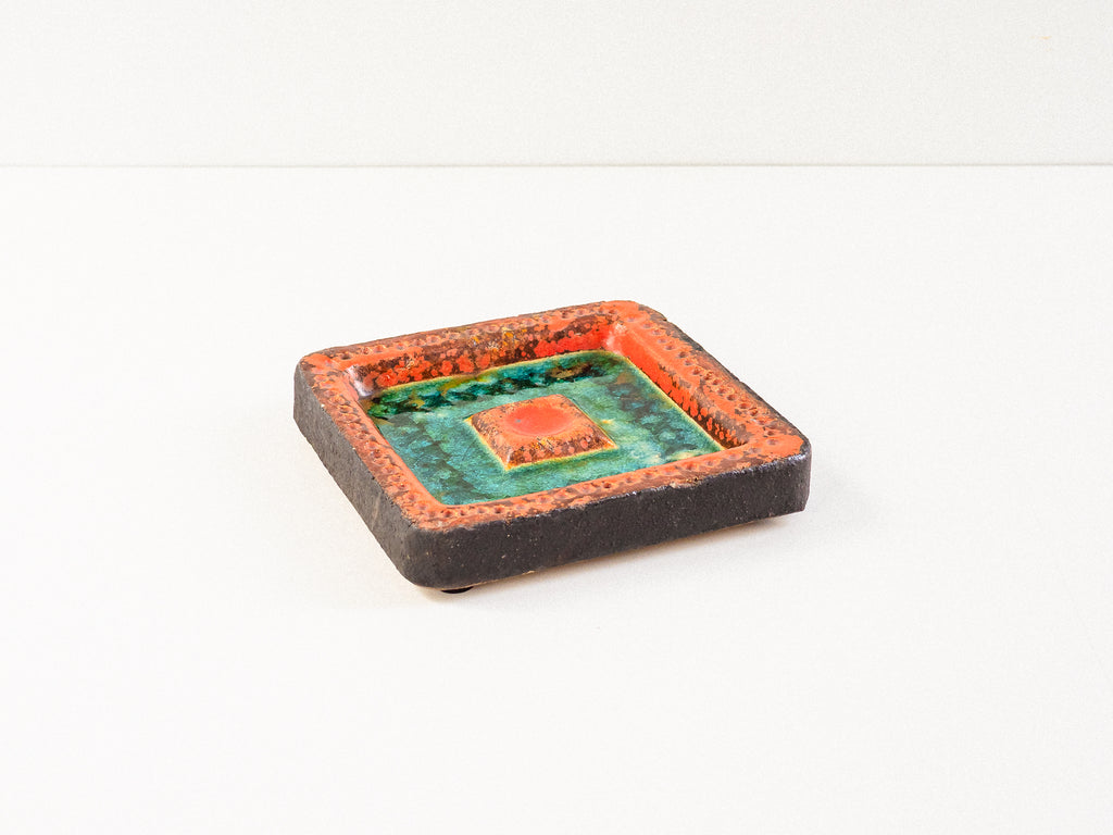 SECLA. | Cinzeiro "VARIG" em Cerâmica Artística