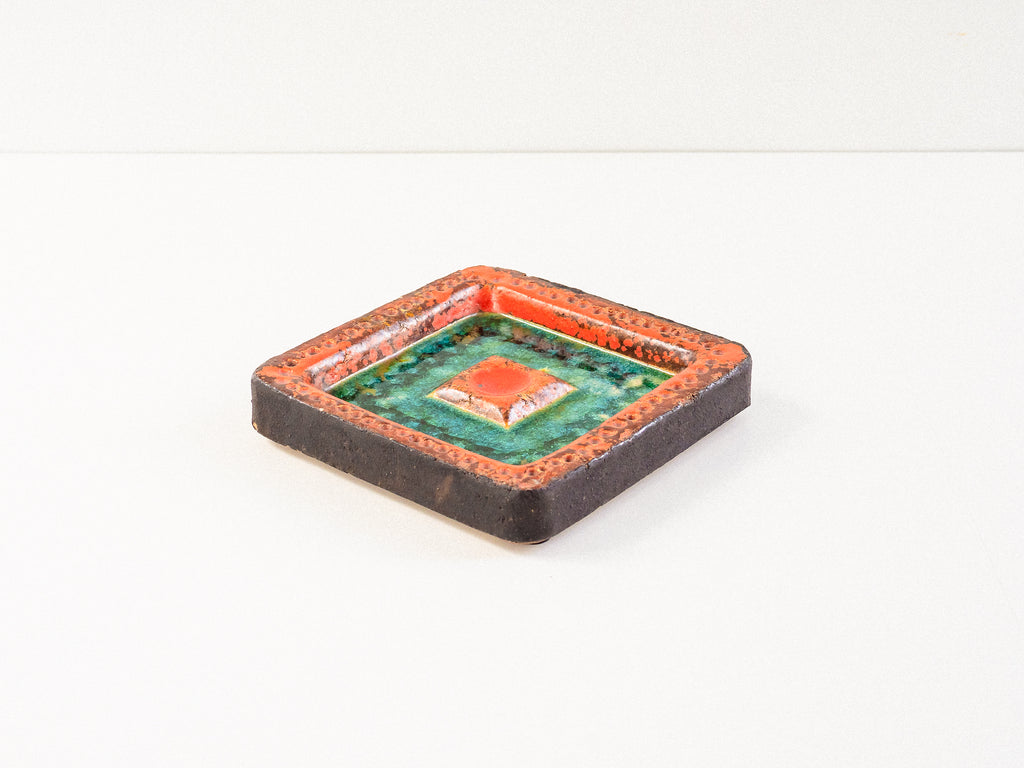 SECLA. | Cinzeiro "VARIG" em Cerâmica Artística