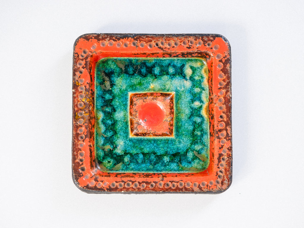 SECLA. | Cinzeiro "VARIG" em Cerâmica Artística