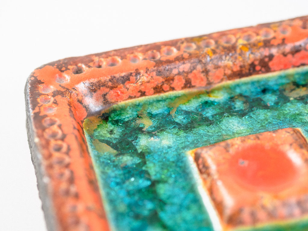 SECLA. | Cinzeiro "VARIG" em Cerâmica Artística