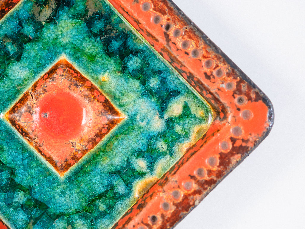 SECLA. | Cinzeiro "VARIG" em Cerâmica Artística