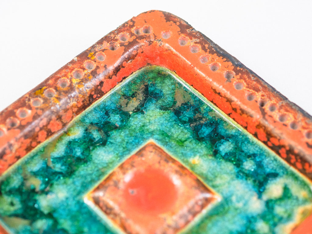 SECLA. | Cinzeiro "VARIG" em Cerâmica Artística