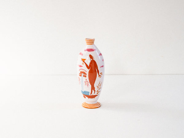 Vaso Italiano em Cerâmica Vitrificada