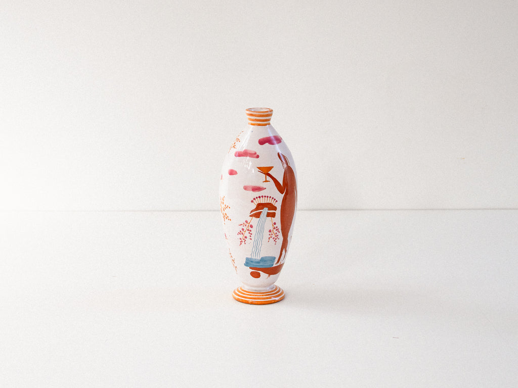 Vaso Italiano em Cerâmica Vitrificada