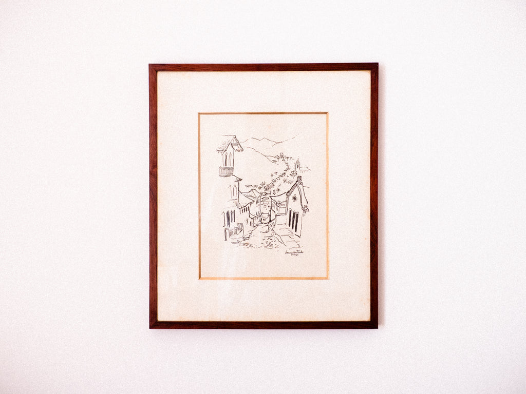 Darcy Penteado | Desenho de Paisagem e Casario