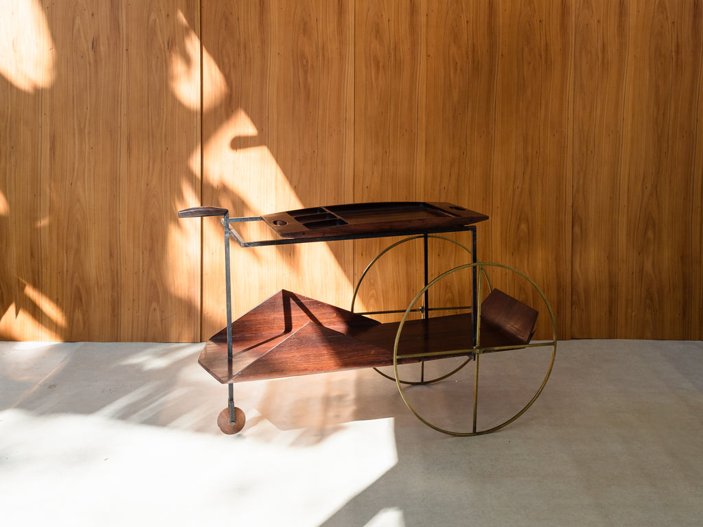 Jorge Zalszupin | Carrinho de Chá em Jacarandá