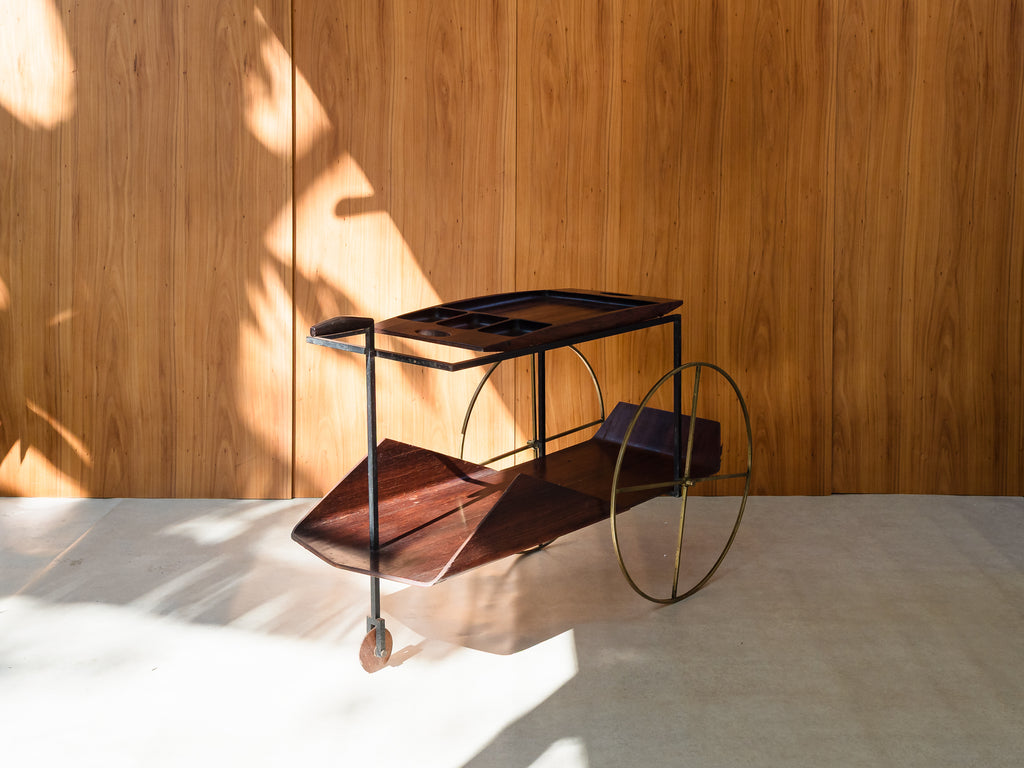 Jorge Zalszupin | Carrinho de Chá em Jacarandá