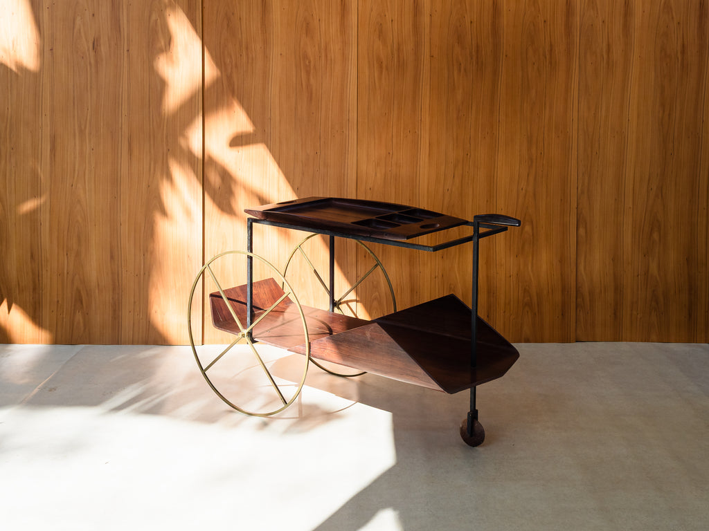 Jorge Zalszupin | Carrinho de Chá em Jacarandá