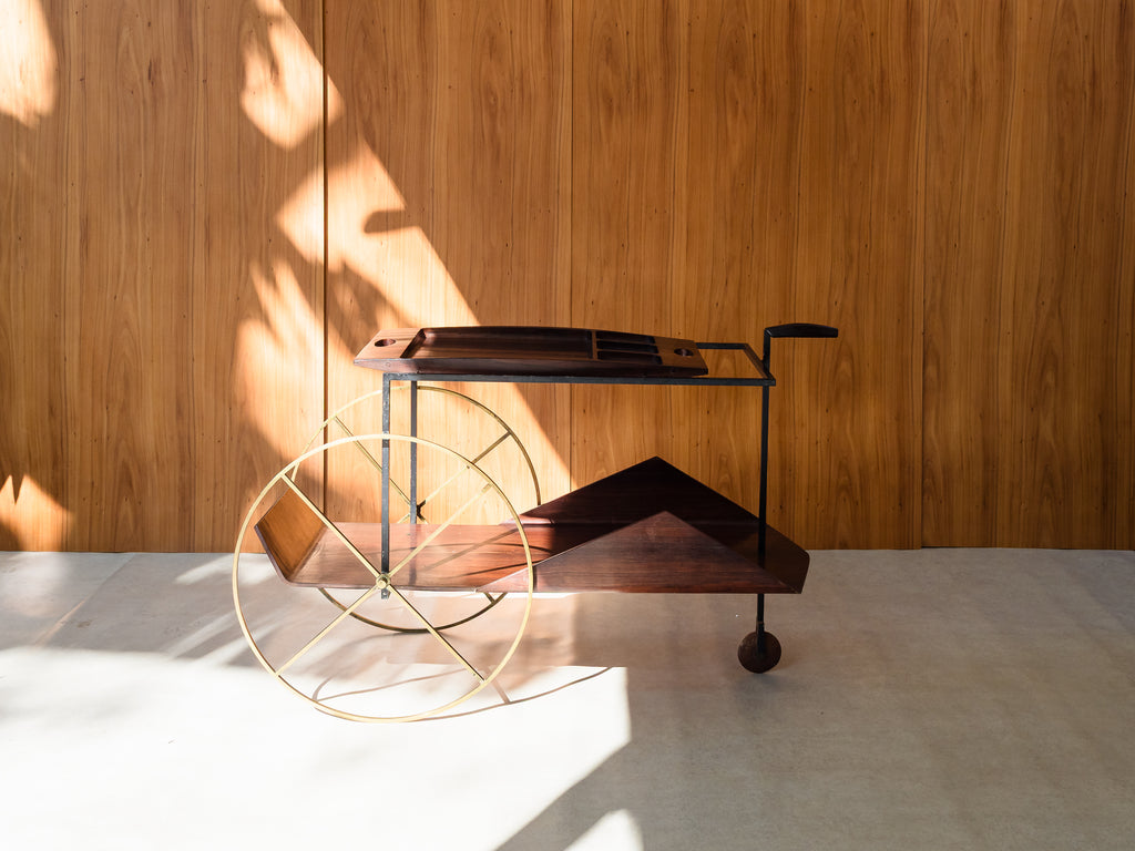 Jorge Zalszupin | Carrinho de Chá em Jacarandá