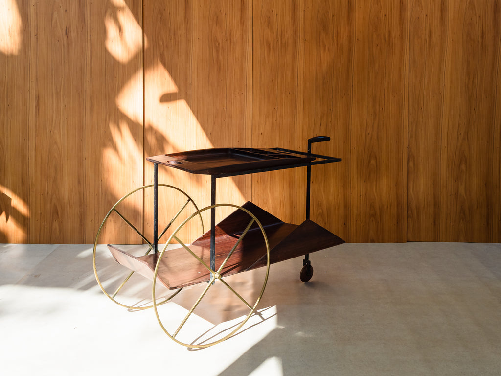 Jorge Zalszupin | Carrinho de Chá em Jacarandá