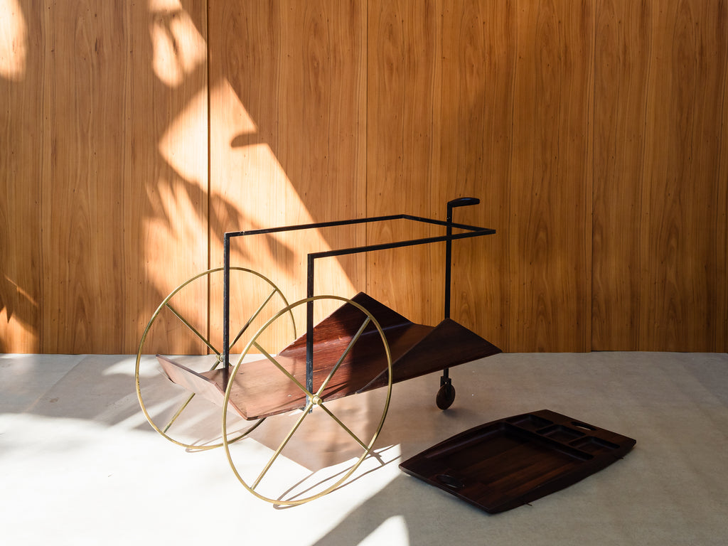 Jorge Zalszupin | Carrinho de Chá em Jacarandá