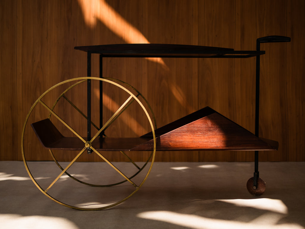 Jorge Zalszupin | Carrinho de Chá em Jacarandá