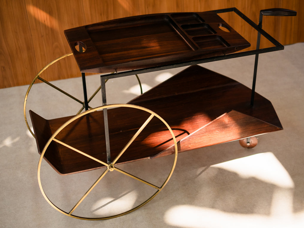 Jorge Zalszupin | Carrinho de Chá em Jacarandá