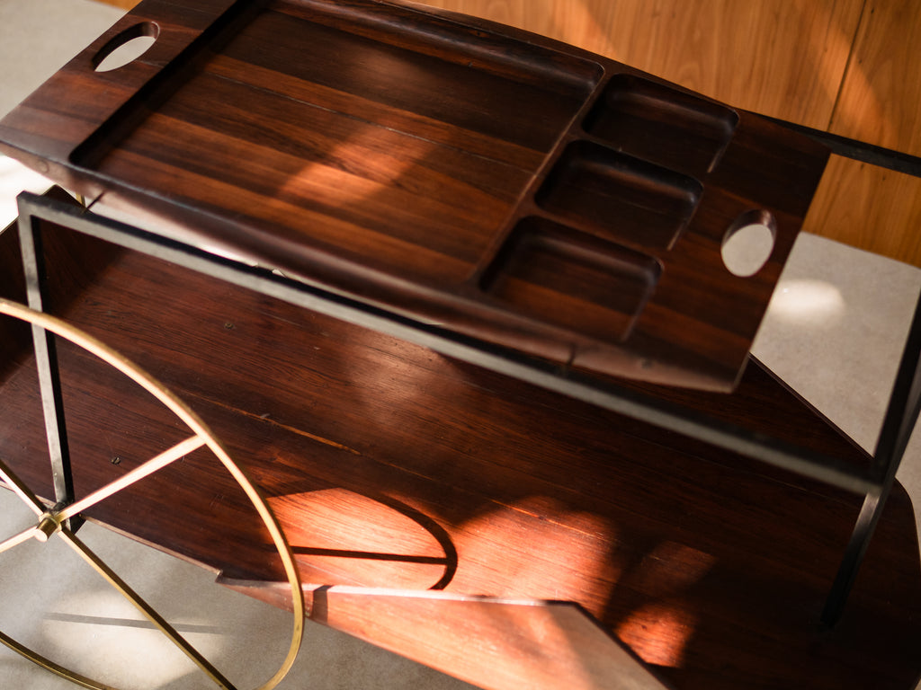 Jorge Zalszupin | Carrinho de Chá em Jacarandá