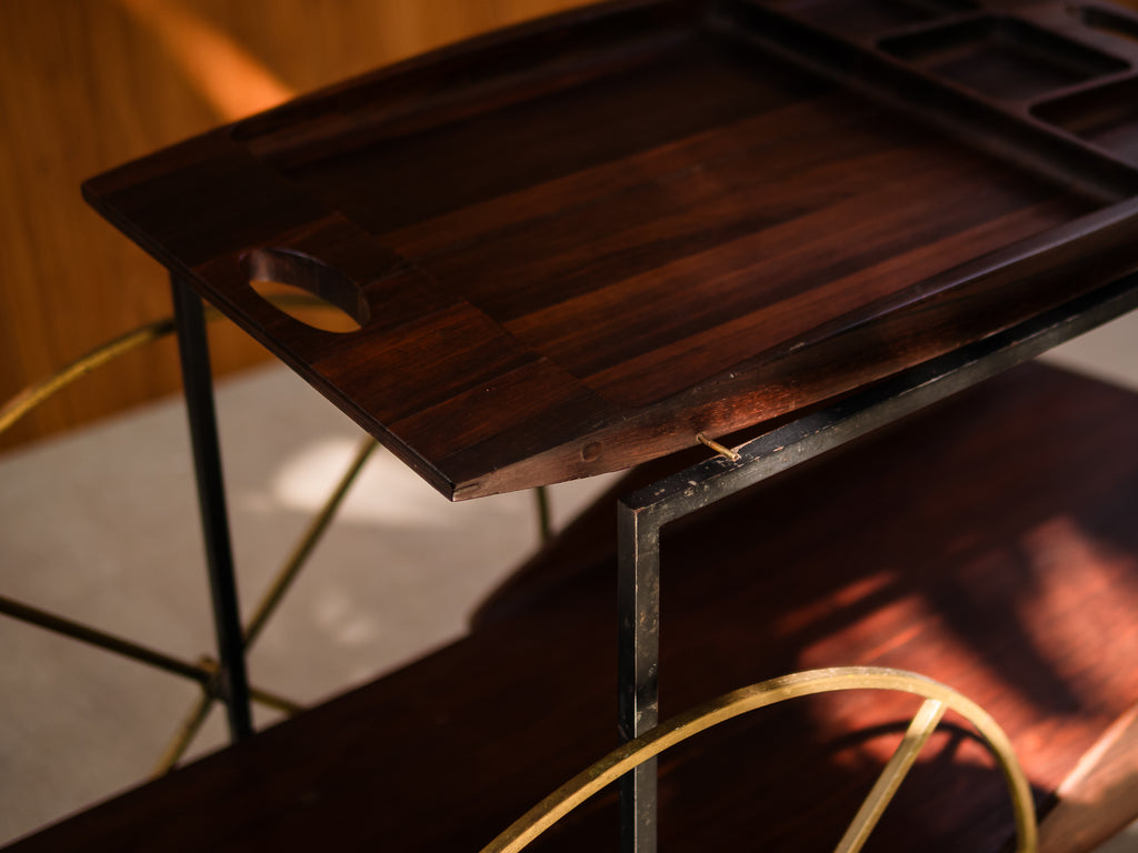 Jorge Zalszupin | Carrinho de Chá em Jacarandá