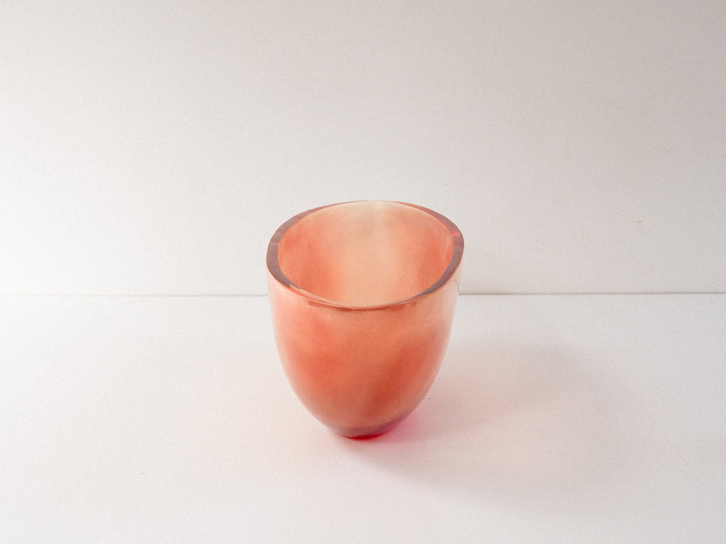 Centro de Mesa em Resina Rosa