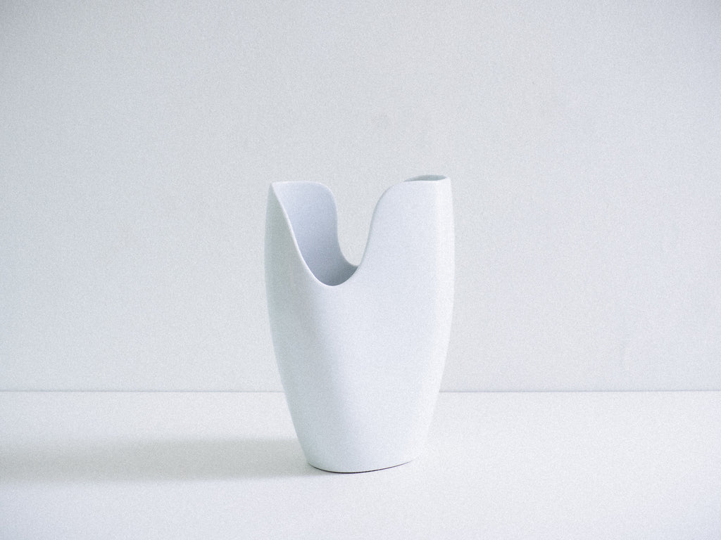 Vaso Branco em Cerâmica