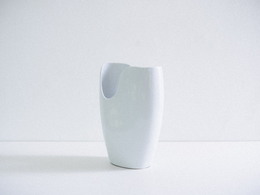 Vaso Branco em Cerâmica