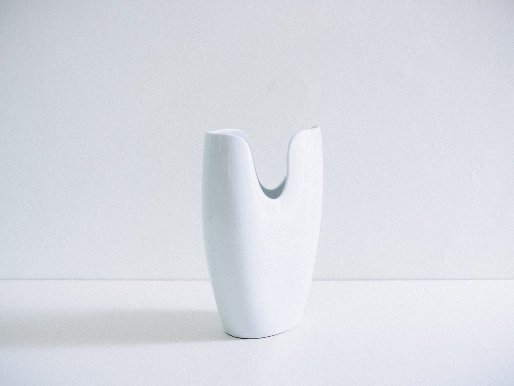 Vaso Branco em Cerâmica