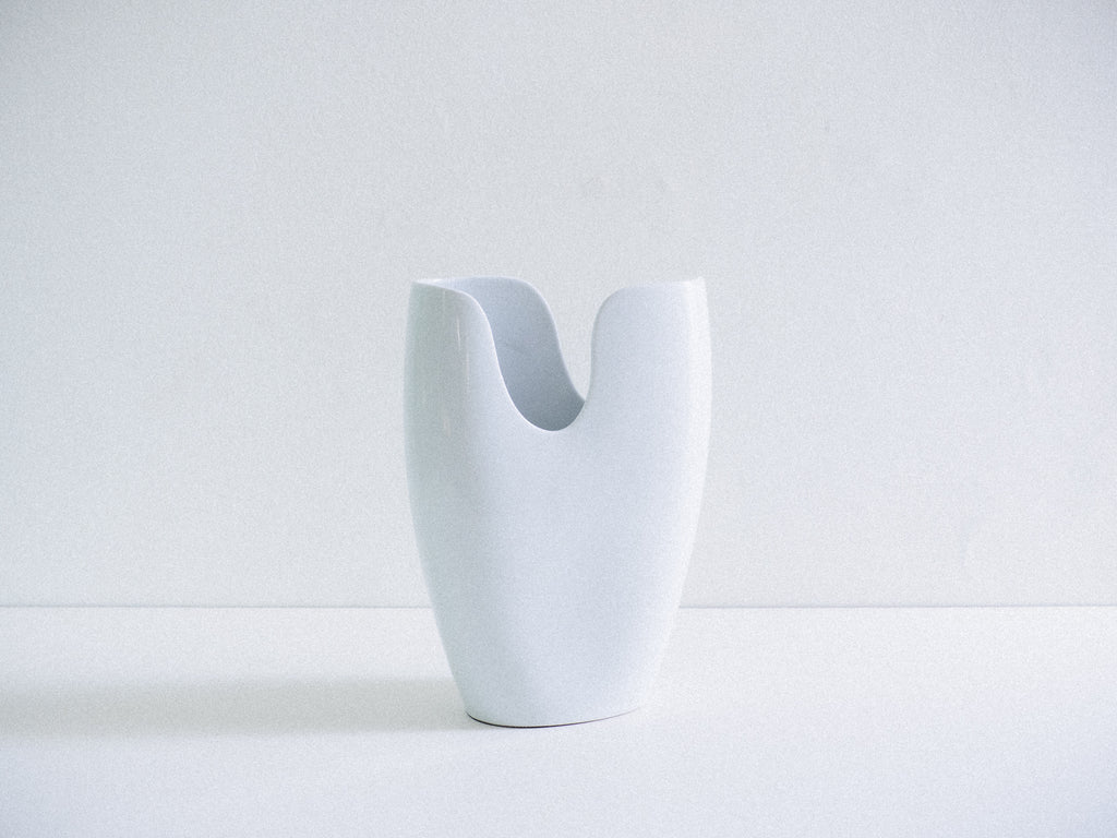 Vaso Branco em Cerâmica