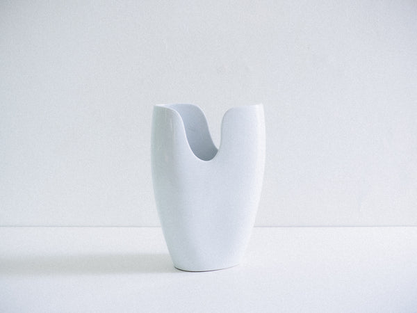 Vaso Branco em Cerâmica