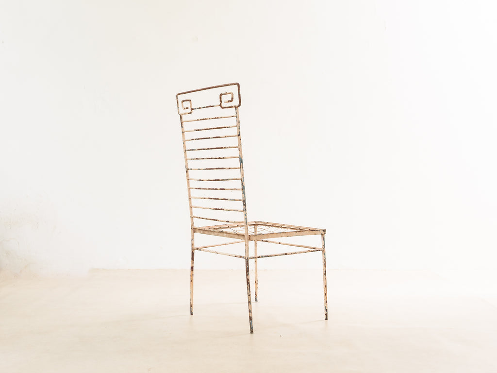 Cadeiras em Ferro com Espaldar Alto