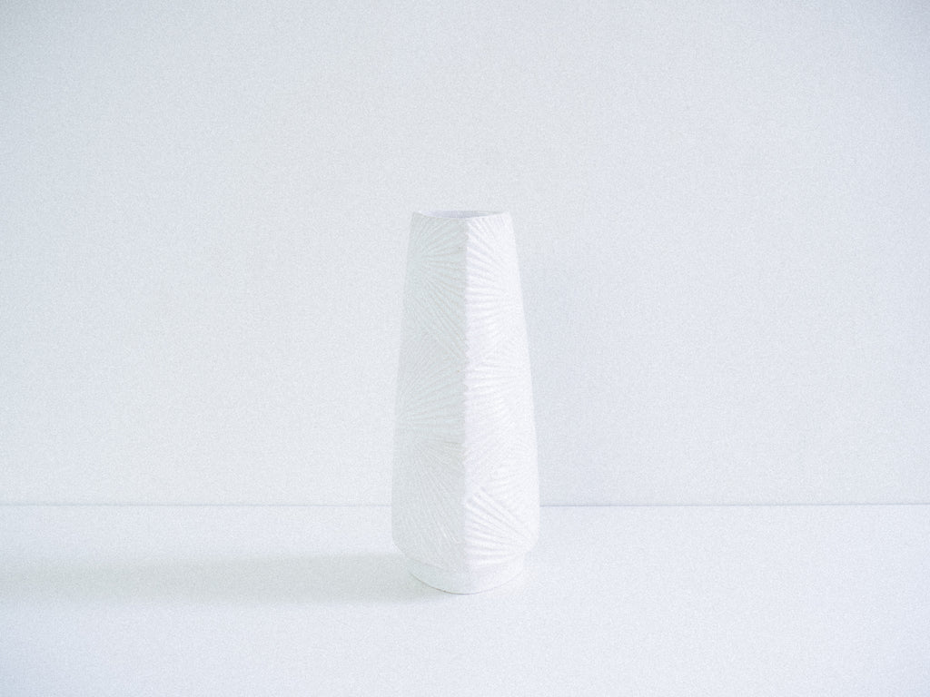 Ü Keramik | Vaso Branco em Cerâmica Esmaltada