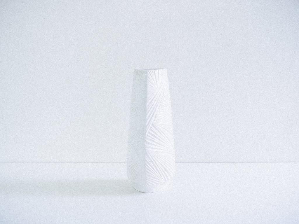 Ü Keramik | Vaso Branco em Cerâmica Esmaltada