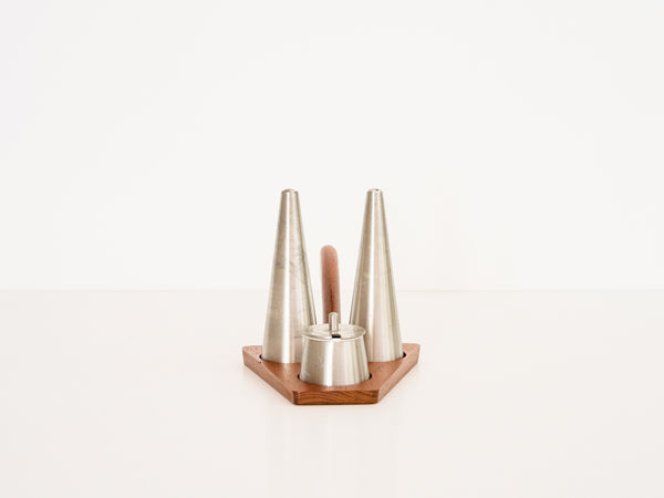 Selangor Pewter | Conjunto para Mesa em Madeira e Pewter