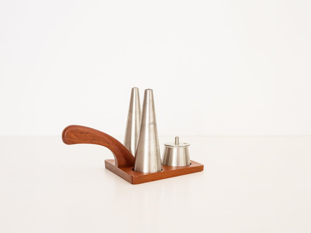 Selangor Pewter | Conjunto para Mesa em Madeira e Pewter