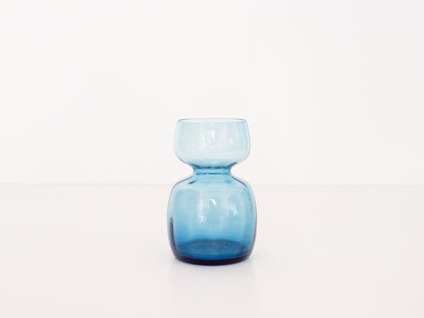 Vaso em Cristal Azul
