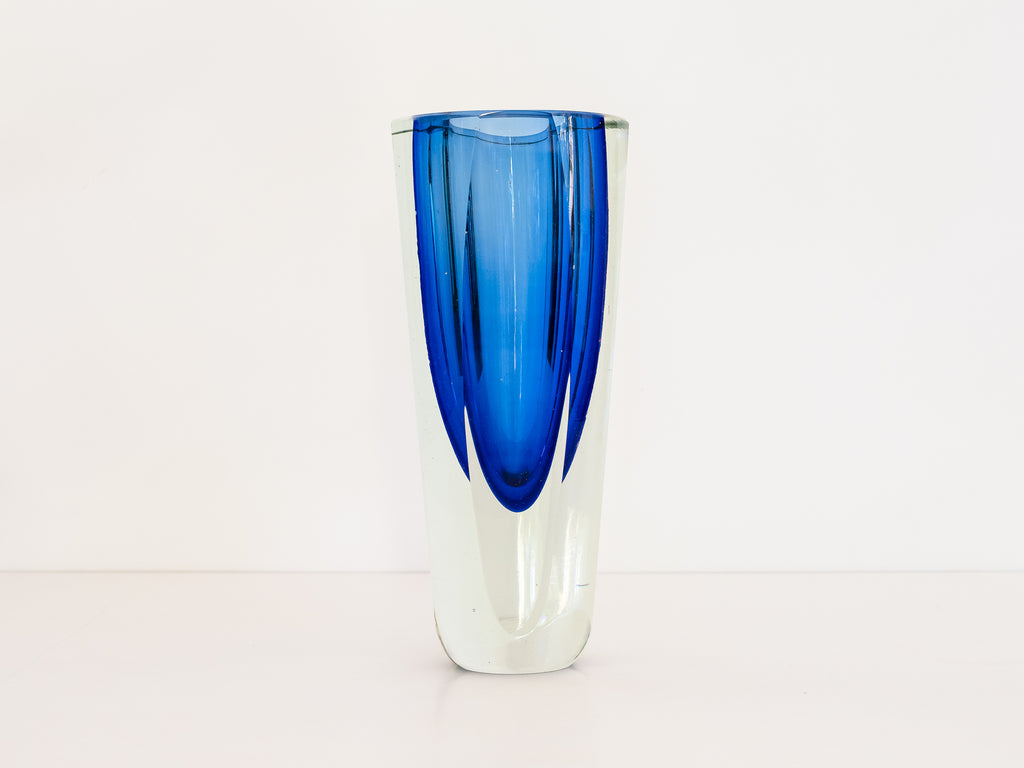 Vaso em Murano Azul