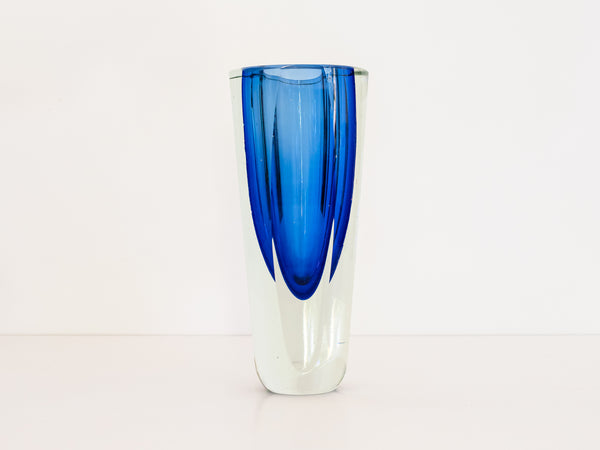 Vaso em Murano Azul