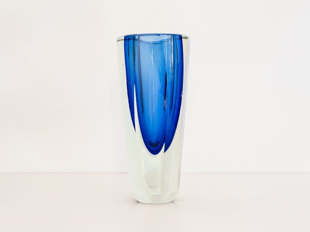 Vaso em Murano Azul